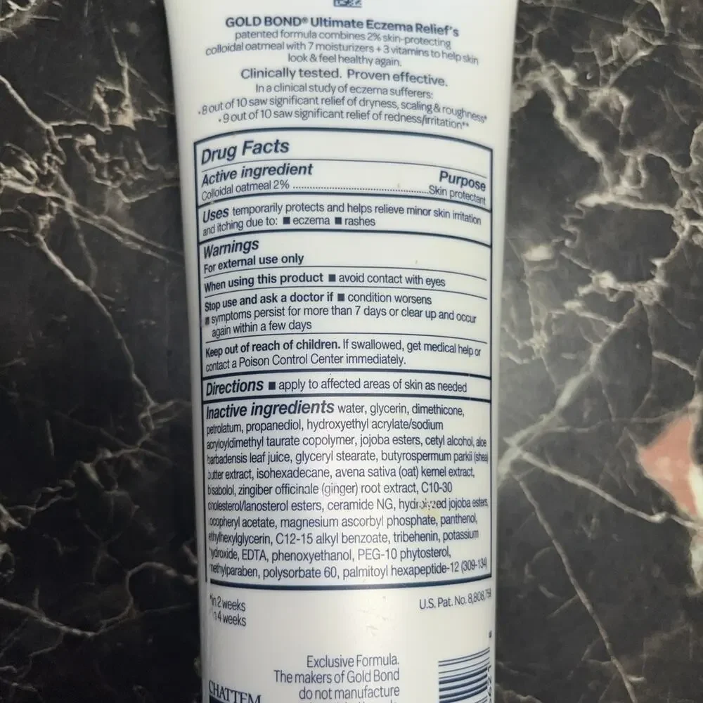 New Gold Bond Eczema Relief‎ Unscented Hand & Body Lotion (8oz)
